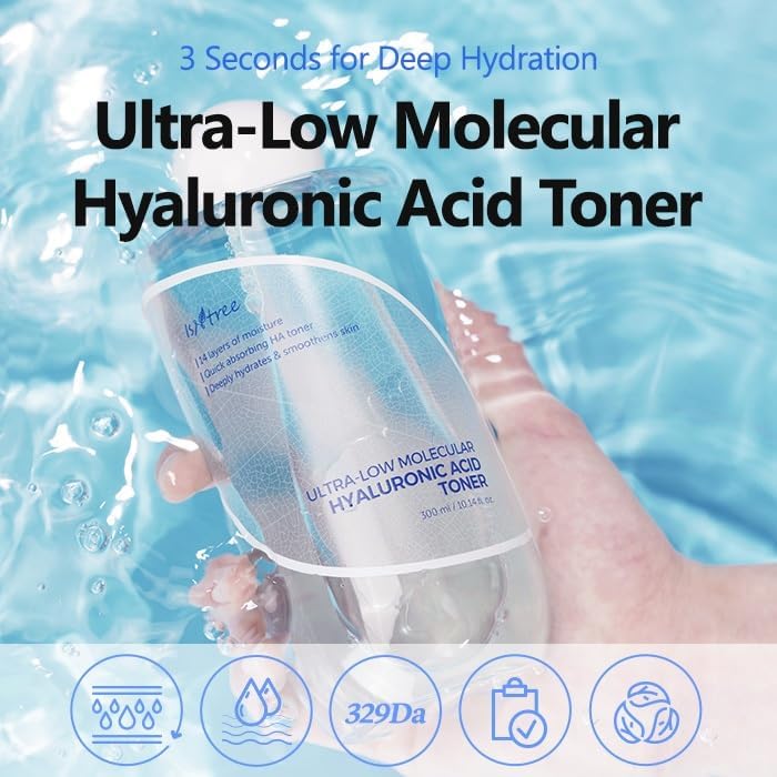 Isntree ultra-low molecular hyaluronic acid toner