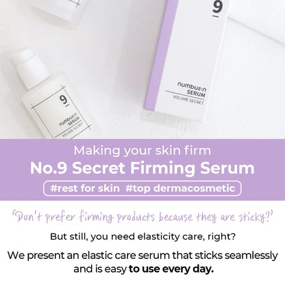 Numbuzin 9 serum secret firming