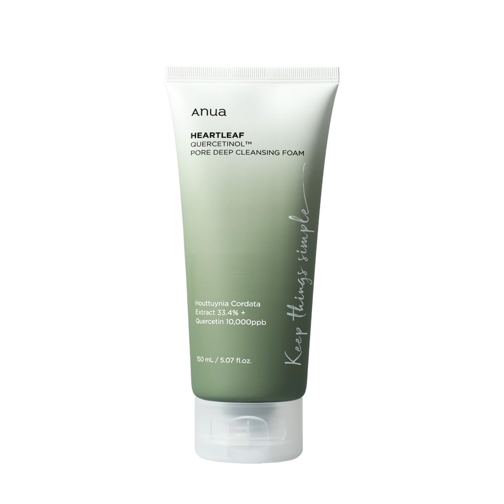 Anua heartleaf quercetinolt™ pore deep cleansing foam