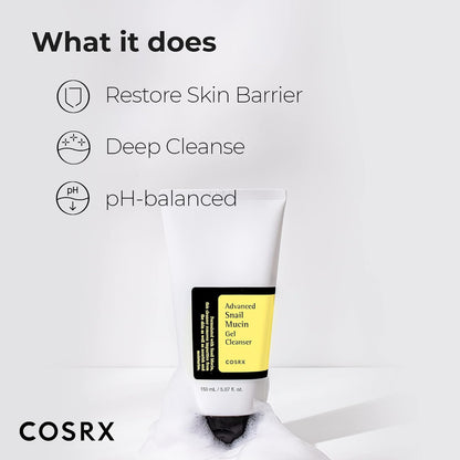 Cosrx Advanced Snail Mucin Gel Cleanser