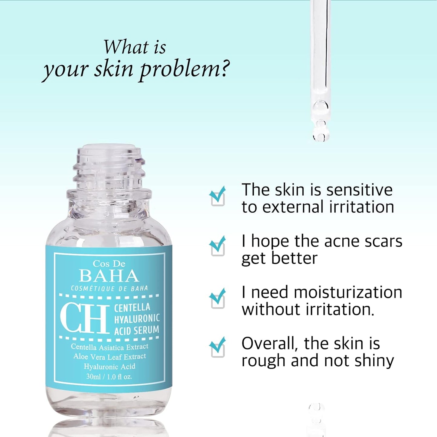 Cos De Baha centella hyaluronic acid serum