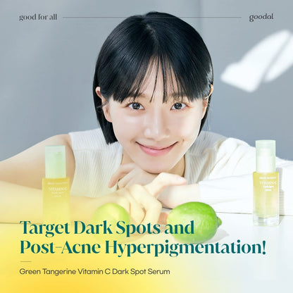 Goodal green tangerine vitamin C dark spot serum