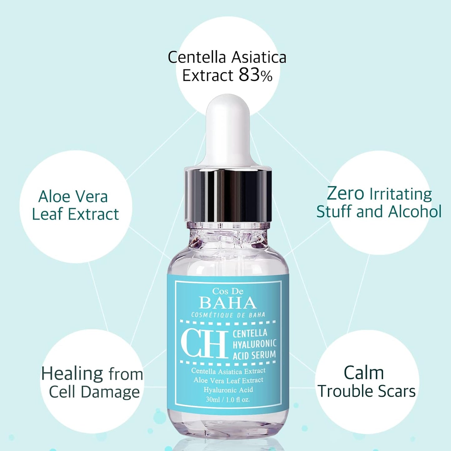 Cos De Baha centella hyaluronic acid serum