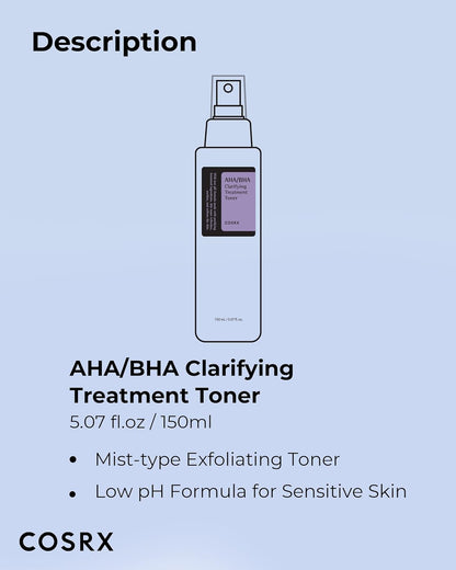 Cosrx AHA/BHA Clarifying Treatment Toner