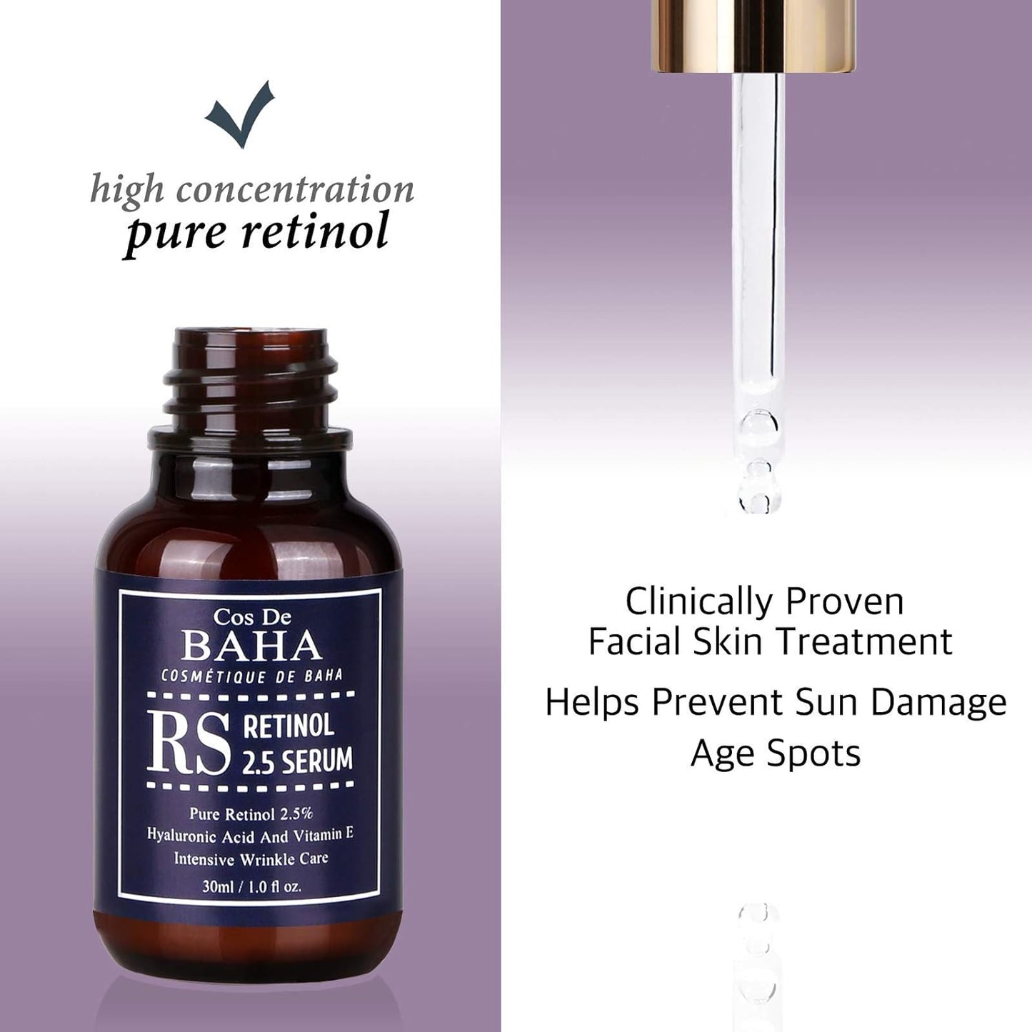 Cos De Baha retinol 2.5% serum