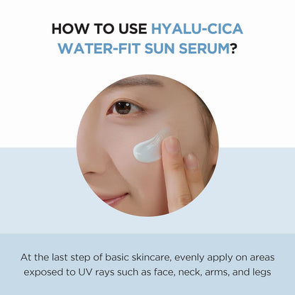 Skin 1004 centella hyalu-cica water-fit sun serum SPF50+ PA++++