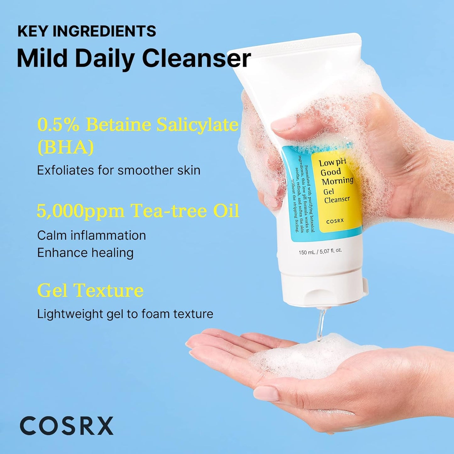 Cosrx Low pH Good Morning Gel Cleanser